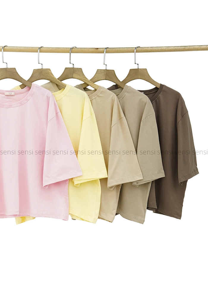 تیشرت کراپ باکسی کد1005980